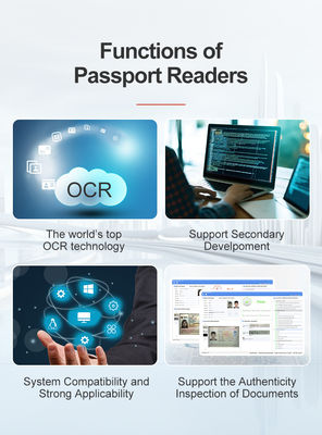 Simplifique suas verificações de segurança com o scanner de passaporte USB 2.0 resultados rápidos e precisos