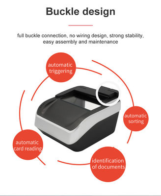 Iluminação ICAO Doc 9303 Passaportes Página completa MRZ Leitor de passaportes com SDK gratuito RFID