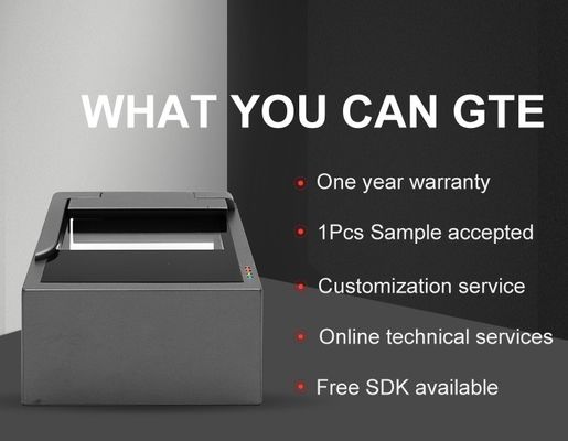 166*190*143mm Dimensão Sinosecu Scanner de cartão de identificação Passport Card Reader para padrões