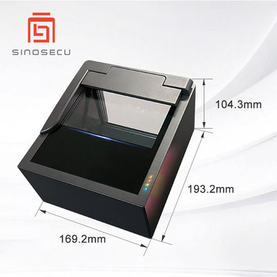 500DPI Resolução Óptica Sinosecu Kiosk Passport Reader para extração precisa de dados