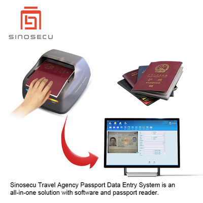 Processamento de dados Sistema de entrada de dados de passaporte com câmera HD 3.0 MP e interface USB