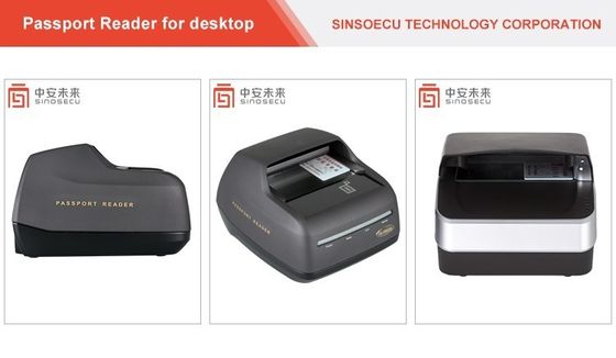 Iluminação visível Sinosecu e-Passport Reader e Scanner com profundidade de cor de 24 bits