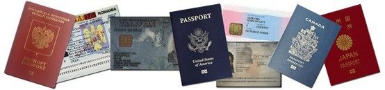 Leitor de cartões de identificação de hotéis e aeroportos Scanner de vistos 235 * 250 * 148mm com Kit de Desenvolvimento de Software