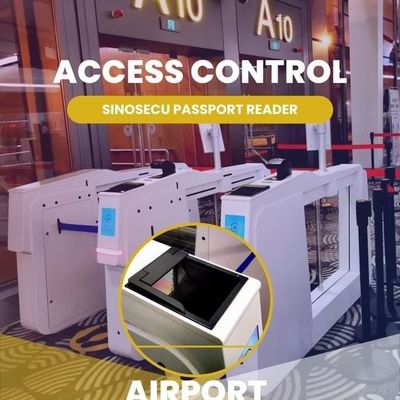 Scanner de documentos e câmera OCR HD 5.0 MP para autoatendimento no leitor de passaportes do aeroporto