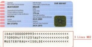 USB 2.0 Interface CMOS Scan Element Type ID Card Scanner Extração de dados da ICAO 9303