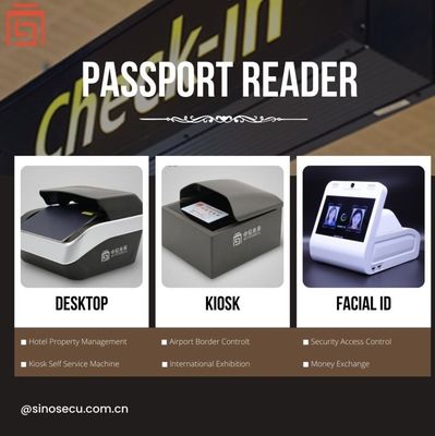 Kit de Desenvolvimento de Software SDK Leitor de Passaporte e Autenticador para Aeroporto da Sinosecu