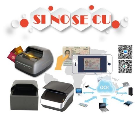 SDK de leitura de ID OCR de página completa e escaneador de cartão de identificação com software de leitura de OCR de passaporte preto