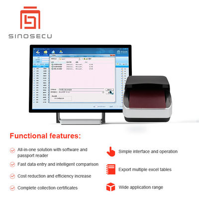 Recolha e digite rapidamente documentos de identidade com a interface USB 2.0 do Passport Entry System