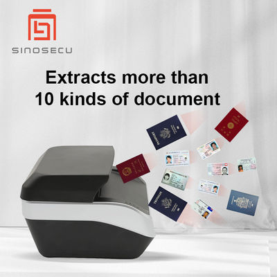 Introdução rápida de dados de passaporte com a solução e o leitor tudo em um da Agência de Viagens Sinosecu