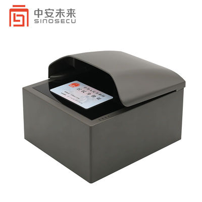 500 DPI OCR RFID Self-Service Passport Reader com design preto cinza e digitalização rápida