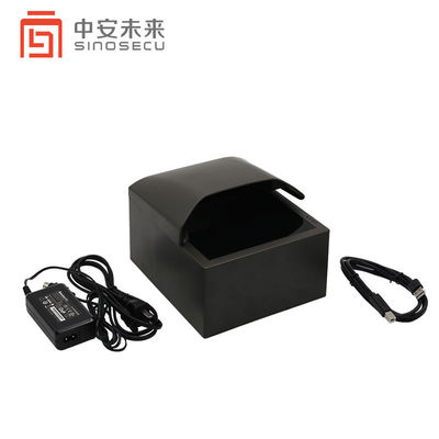 500 DPI OCR RFID Self-Service Passport Reader com design preto cinza e digitalização rápida