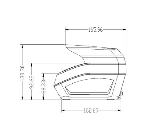 ISO 14443 OCR Card Reader para Hotel Aeroporto Banco Cheque Scanner Passaporte ID Card Scanner