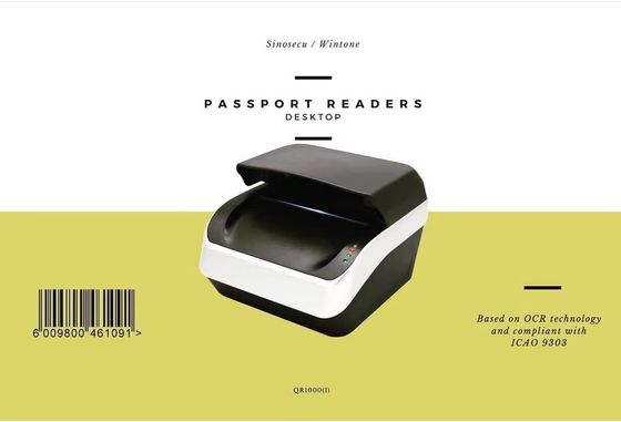 SINOSECU Identidade Passport Verification Reader para verificações seguras de passaporte e cartão de identidade