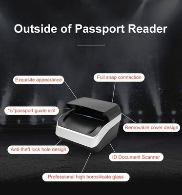 Paquistão Haji e Umrah OCR Passport Visa Reader para Dubai Arábia Saudita Scanner de documentos