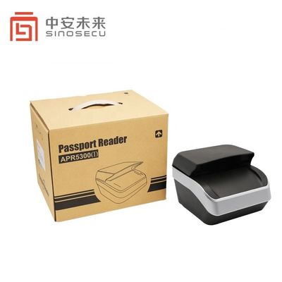 Profundidade de cor de 24 bits OCR automático MRZ ID Card Data Capture Reader com 3 iluminações