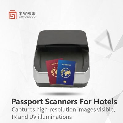 Integração do sistema SDK Scanner de passaporte de página completa 500dpi com dimensão de 175*199*140mm